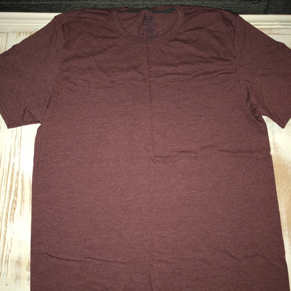 Burgundy tee